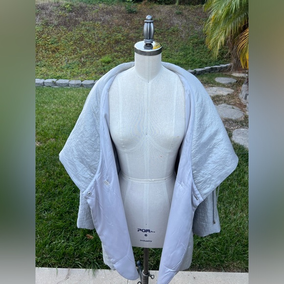 Chico’s Silver Oversized Puffer Jacket - Picture 5 of 8
